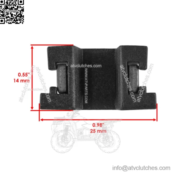 Clutch Roller Weight Slider Spacer O-Ring for Yamaha Wolverine 450 YFM450F 06-10 - Image 3