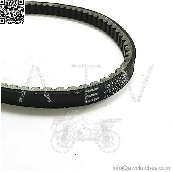 Toothed Drive Belt Motorcycle Strap Drive Belt Transfer Belt Clutch Belt for Piaggio for Zip 50 for 2T Vespa 2011-2013 for 732X18.5 Transmission Belt - Image 2