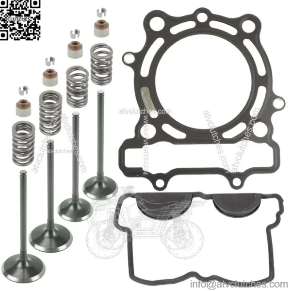 Cylinder Intake Exhaust Gasket Valve Kit for Kawasaki KX250F 2009-2016
