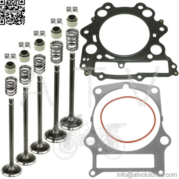Cylinder Intake Exhaust Valve Kit for Yamaha Raptor 660R YFM660R 4X4 2001-2005