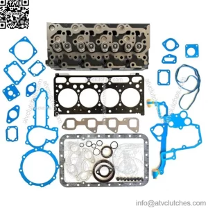 For Kubota V2203 Cylinder Head Complete with Full Gasket 16429-0304