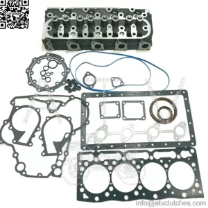 For Kubota V1505 Cylinder Head Complete with Full Gasket 16285-99352 16246-99364