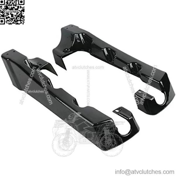 4" Hard Stretched SaddleBag Extension Fits For Harley Touring Models CVO Road Glide Road King Street Glide Electra Glide Ultra Classic 1994-2013 - Image 5