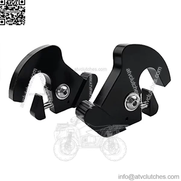 Detachable X8X Mounting Sissy Bar Luggage Rack Latch Clips Kit Fits for Harley Davidson Sportster Touring Street Glide Road King Electra Glide 1986-2021 chrome#9 Latch Clips 7013128