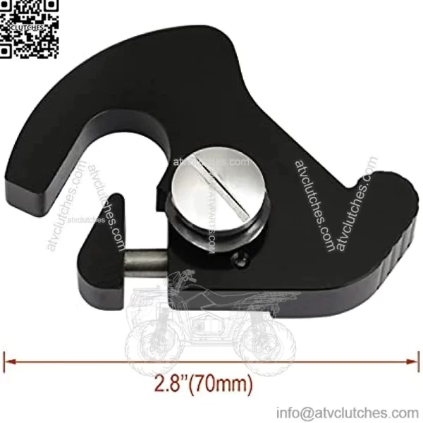 Detachable X8X Mounting Sissy Bar Luggage Rack Latch Clips Kit Fits for Harley Davidson Sportster Touring Street Glide Road King Electra Glide 1986-2021 chrome#9 Latch Clips 7013128 - Image 4