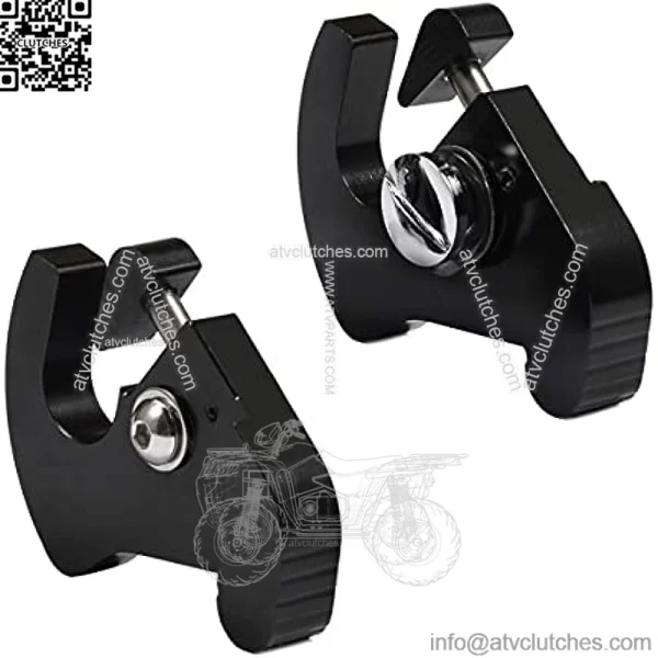 Detachable X8X Mounting Sissy Bar Luggage Rack Latch Clips Kit Fits for Harley Davidson Sportster Touring Street Glide Road King Electra Glide 1986-2021 chrome#9 Latch Clips 7013128 - Image 5