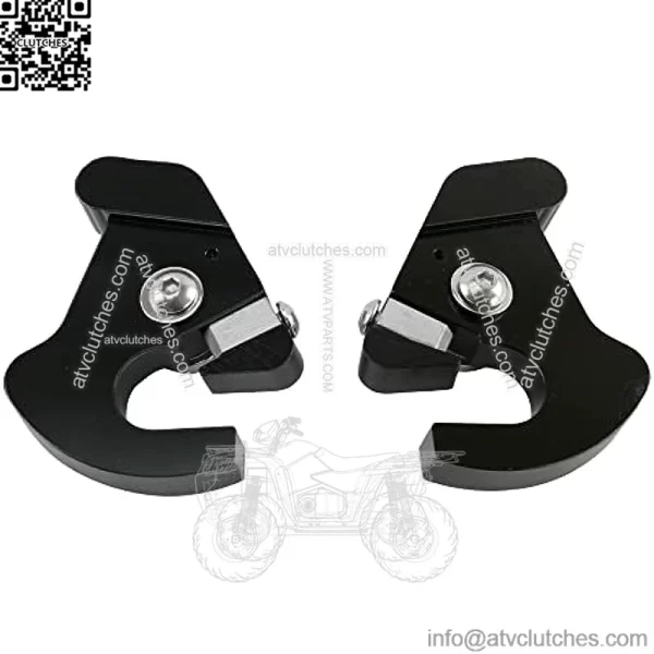 Sissy Bar Backrest Luggage Rack Docking Latch Clip and Side Plate Mounting Bracket Grommet Black Latch Clip and Grommet for Harley Davidson 1986-2022 - Image 4