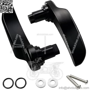 Black Saddlebag Latch Lever - Saddle Bag Lid Lifters Aluminum Compatible With Harley Davidson 2014-2022 2023 Street Glide Road King Special Road Glide Special Ultra Limited with Hard Bags