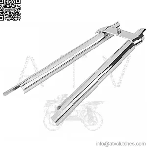 Chrome Front Frame Down Tube Covers for Harley Softail Fatboy Heritage Springer Deluxe FLSTN FLSTF FLST