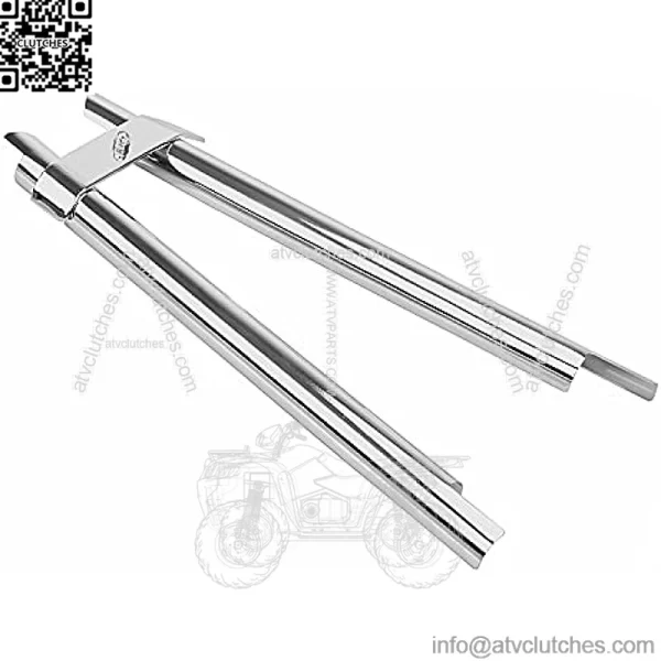 Chrome Front Frame Down Tube Covers for Harley Softail Fatboy Heritage Springer Deluxe FLSTN FLSTF FLST - Image 4