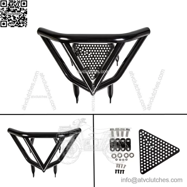 Aluminum Front Bumper Proctector For Honda TRX 450R TRX400EX Black - Image 3