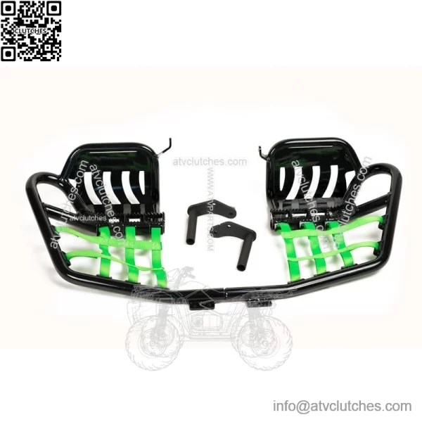 Honda TRX450R 450ER Pro Peg FOOT PEG Nerf bars PSE106-HGB GLOSS BLACK - Image 3