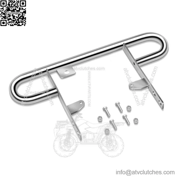 For 2004-2013 Yamaha YFZ450 ATV Rear Wide Grab Bar Bumper Chrome Carrier - Image 4