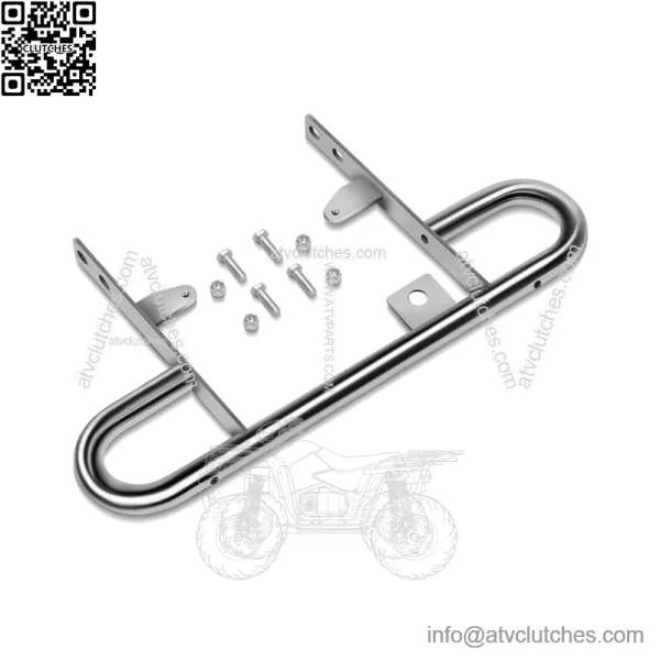 For 2004-2013 Yamaha YFZ450 ATV Rear Wide Grab Bar Bumper Chrome Carrier - Image 5