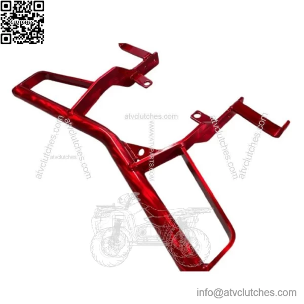 Yamaha Yfz 450r Grab Bar Bumper Rack Aluminum T6 09-25 Translucent Red - Image 2