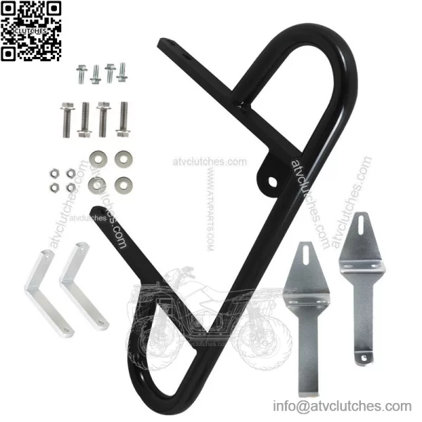 For Yamaha YFZ 450 Rear Wide Grab Bar Bumper Alba Racing Black 199 T2 B - Image 2