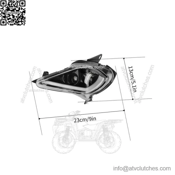 LED Headlight set. 2006-2025 YAMAHA RAPTOR YFZ 450 700R YFM 250 350 700 VERSION2 - Image 2