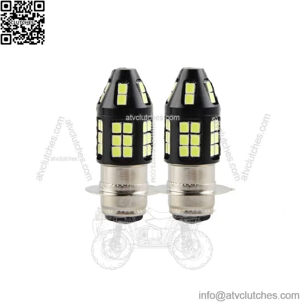 2pcs Headlight For Yamaha YFZ450 YFZ450R Raptor 700 700r LED Light Bulb 8000K