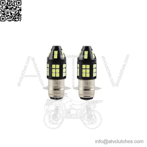 2pcs Headlight For Yamaha YFZ450 YFZ450R Raptor 700 700r LED Light Bulb 8000K - Image 2