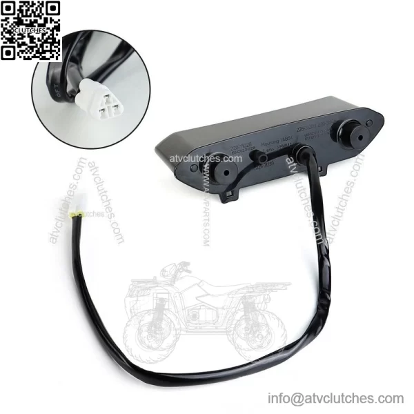 Smoke Lens LED Tail Light Braking Lamp for YAMAHA ATV YFZ450R YFZ 450R 2009-2020 - Image 2