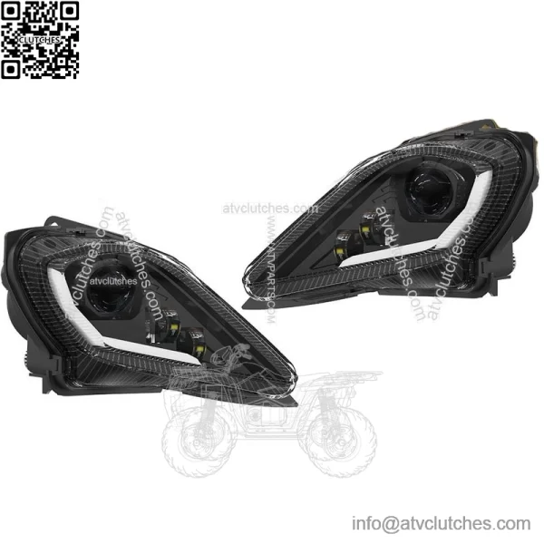 For YAMAHA YFZ 450 RAPTOR 250 350 700R LED Headlights Set Head Lamps Turn Signal