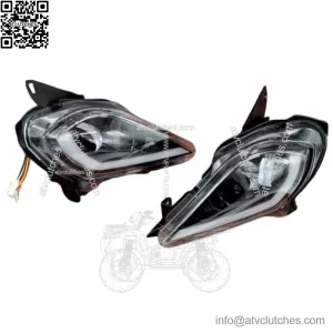 2 x LED Headlights Yamaha YFZ450R Raptor 700 700R YFZ450 WOLVERINE