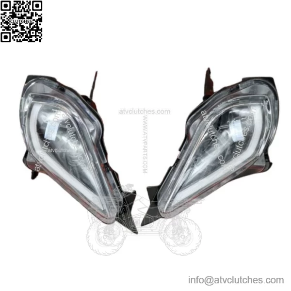 2 x LED Headlights Yamaha YFZ450R Raptor 700 700R YFZ450 WOLVERINE - Image 2