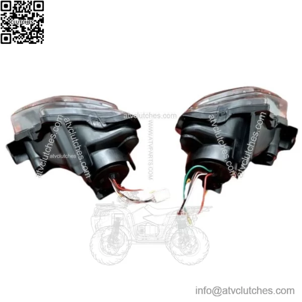 2 x LED Headlights Yamaha YFZ450R Raptor 700 700R YFZ450 WOLVERINE - Image 5