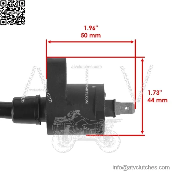 Ignition Coil & Spark Plug Cap Boot for Honda TRX250X 2009 2011-2014 2016-2024 - Image 2