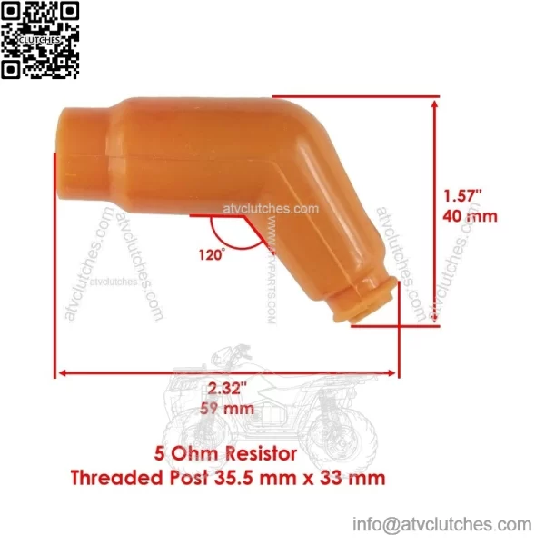 Ignition Coil & Spark Plug Cap Boot for Honda TRX250X 2009 2011-2014 2016-2024 - Image 4