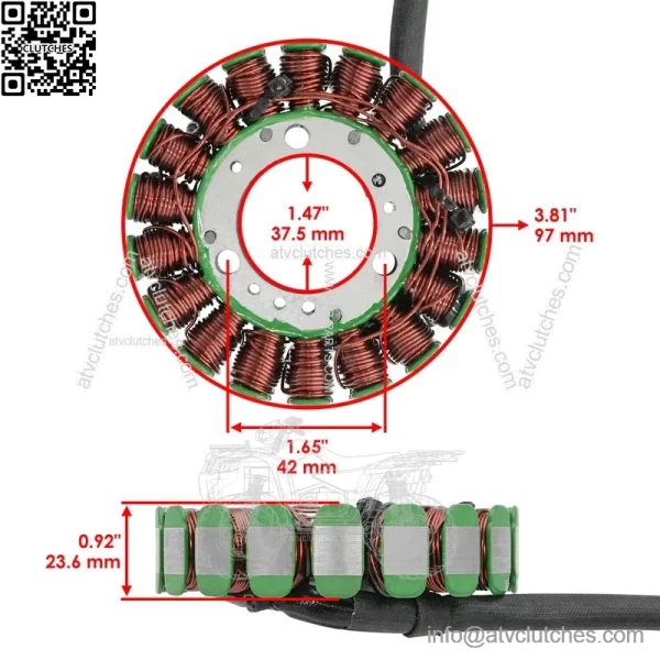 Stator Regulator Rectifier Gasket For Yamaha YFZ450R YFZ450 R YFZ450Rse 2009-24 - Image 2