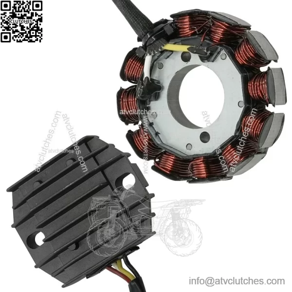 Stator & Regulator Rectifier for Yamaha YFZ450 2004 2005 2006 2007 2008 2009-13 - Image 4