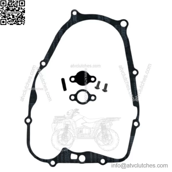 Oil Injection Clutch Cover Block Off Plate Kit for Yamaha Blaster YFS200 88-06