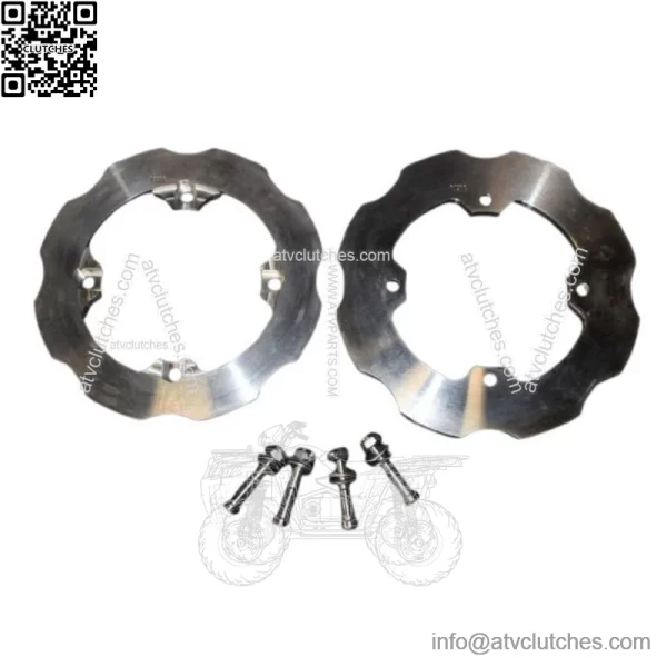 Yamaha YFZ450 YFZ 450 ATV Aluminum Dual Sprocket Guard  fits years 2006-14 - Image 2