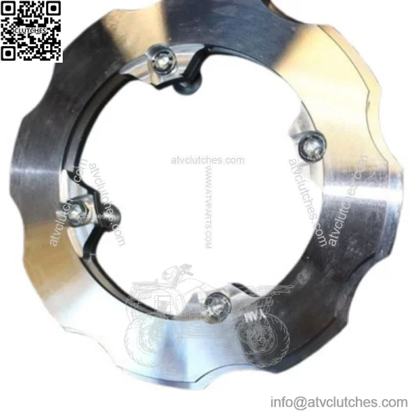 Yamaha YFZ450 YFZ 450 ATV Aluminum Dual Sprocket Guard  fits years 2006-14 - Image 3