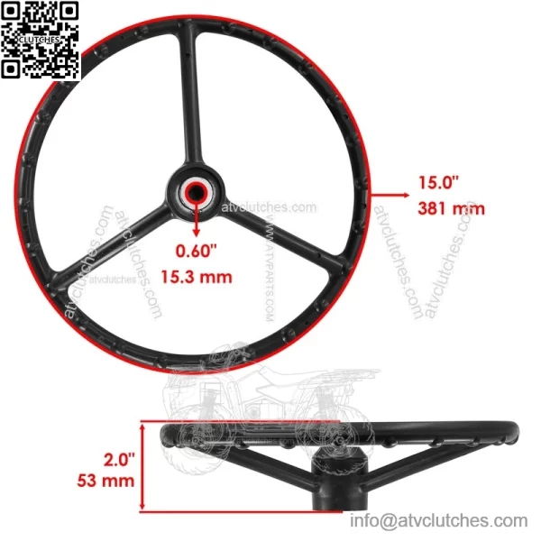 5088778 Steering Wheel For New Holland / Fiat 480 54C JUNIOR - Image 2