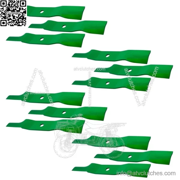TCU30317 M144652 54" Deck Blade For John Deere Z910 Z915 Z920 Z925 Z930 - Image 3