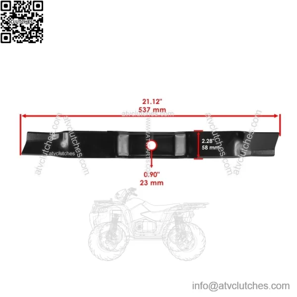 095100E701 95100E701MA 95100E701 95100 42" Deck Blade For Murray - Image 2