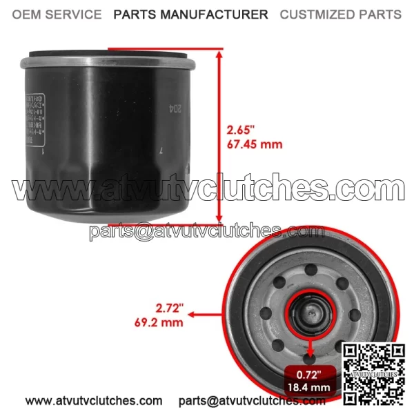 Polaris crambler 00 997-2012 n-Line uel/Oil/Air ilter reather it - Image 3
