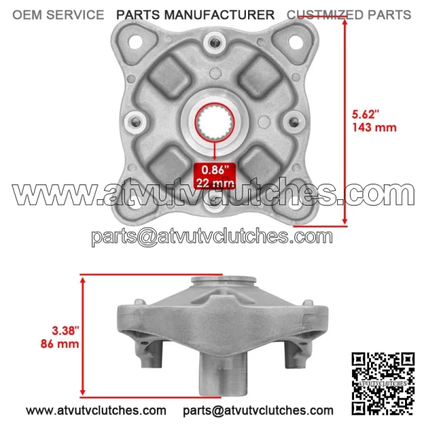 Polaris portsman 00 005-2014  crambler 00 X4 010-2012 ront heel ubs - Image 2