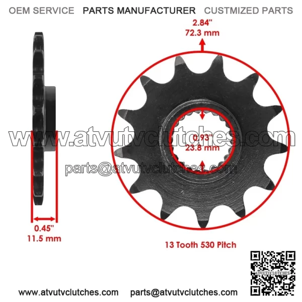 Polaris crambler 00 X4 000-2011 ront/Rear prockets it - Image 2