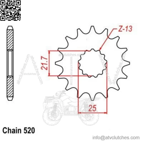 2004-2013 YAMAHA YFZ450 JT SPROCKET 14/38 & AND EK SRO GOLD O-RING CHAIN SET KIT - Image 2