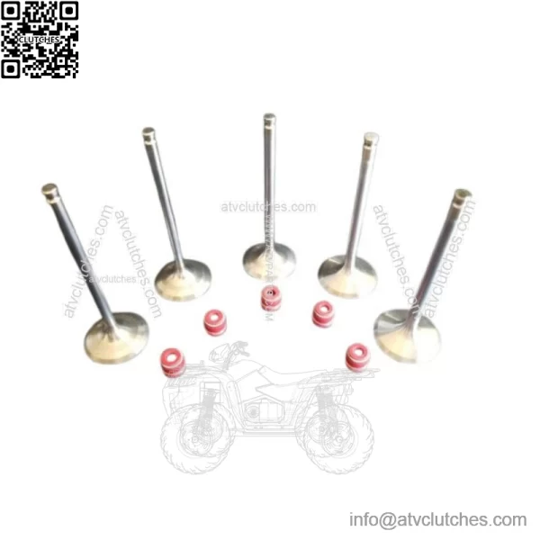 Yamaha YFZ450 STD White Diamond Stainless Valves Seals - Image 2