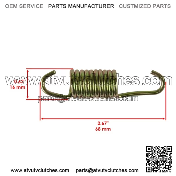 Polaris crambler 00 000-2012 xhaust ipe  asket  261005-489 261005-029 - Image 4