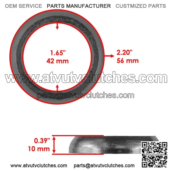 Polaris crambler 00 000-2012 xhaust ipe  asket  261005-489 261005-029 - Image 5