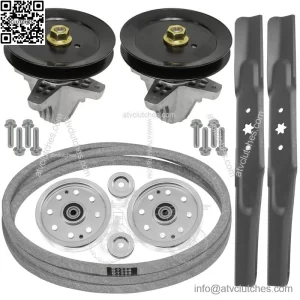 42" Deck Spindle Blade Belt Pulley Rebuild Kit for Cub Cadet LTX1040 42" Deck