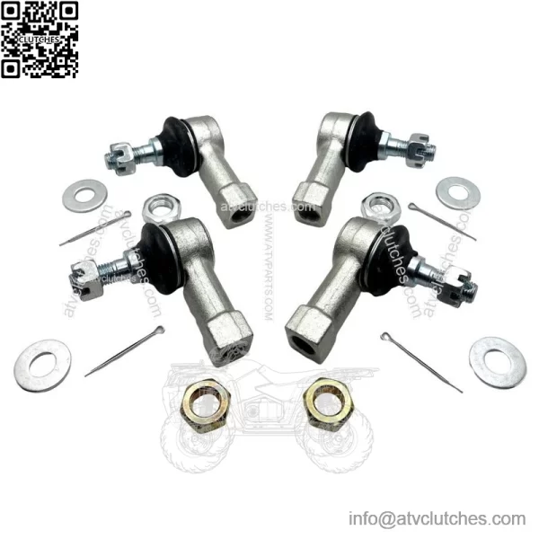 Heavy Duty Chromoly Tie Rod Ends End Left Right Kit TRX250R TRX400EX TRX450R