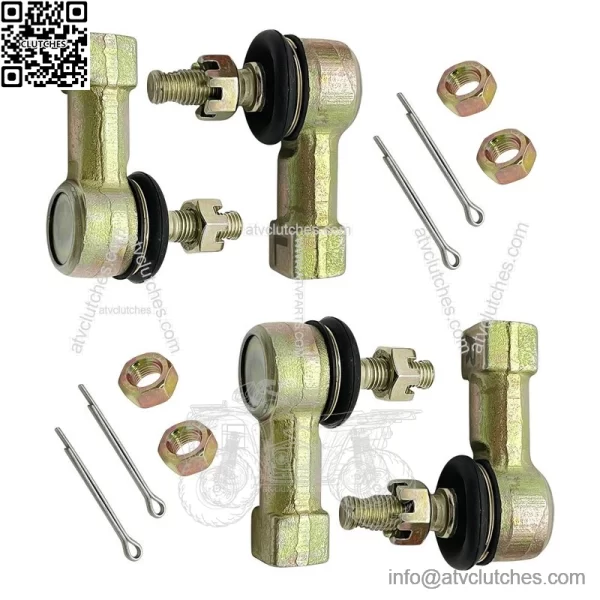 Heavy Duty Chromoly Tie Rod Ends Kit for Honda TRX250R TRX400EX TRX450R TRX300EX - Image 2