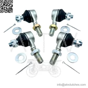 Heavy Duty Chromoly Tie Rod Ends End Left Right Kit YFZ450 Raptor 700 700R