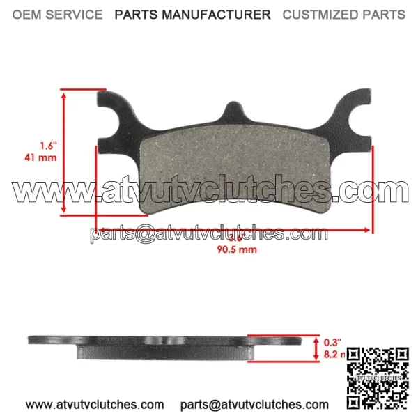 Polaris crambler 00 X4 005-2012 ront/Rear rake ads - Image 2